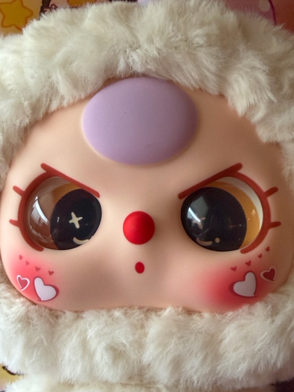 🦄💜🦄 BABY THREE BIG HEAD BABY ZIPPER BAG 🦄💜🦄 NWT 🦄💜🦄 - Picture 7 of 16